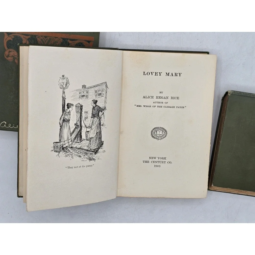 3 Lot‎ Vtg Alice Hegan Rice Books - Lovey Mary, Sandy, Mr. Opp